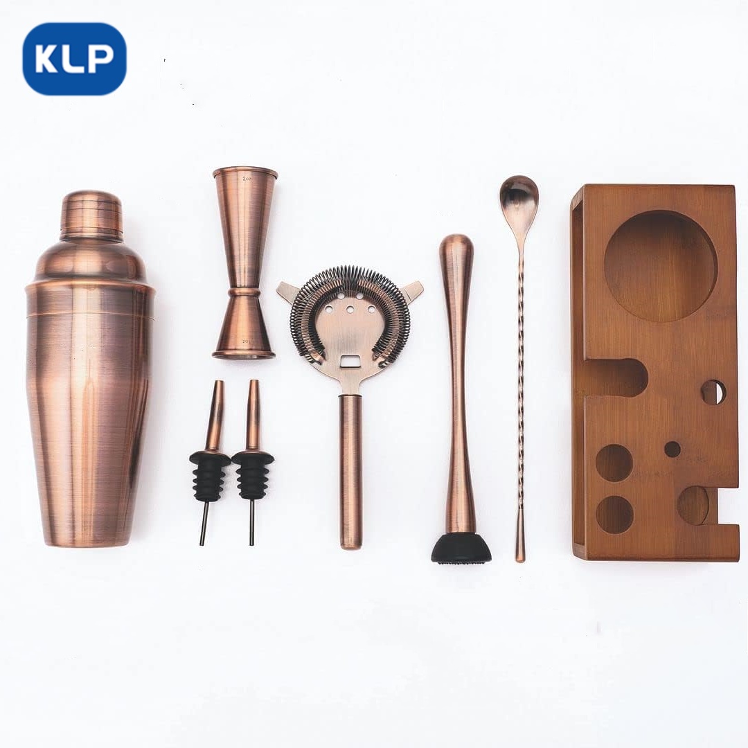 BSA020 (2) Antique Copper Plated Stainless Steel Cocktail Set