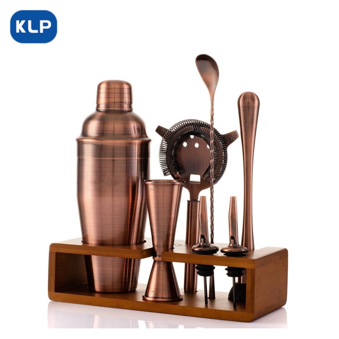BSA020 (3) Antique Copper Plated Stainless Steel Cocktail Set