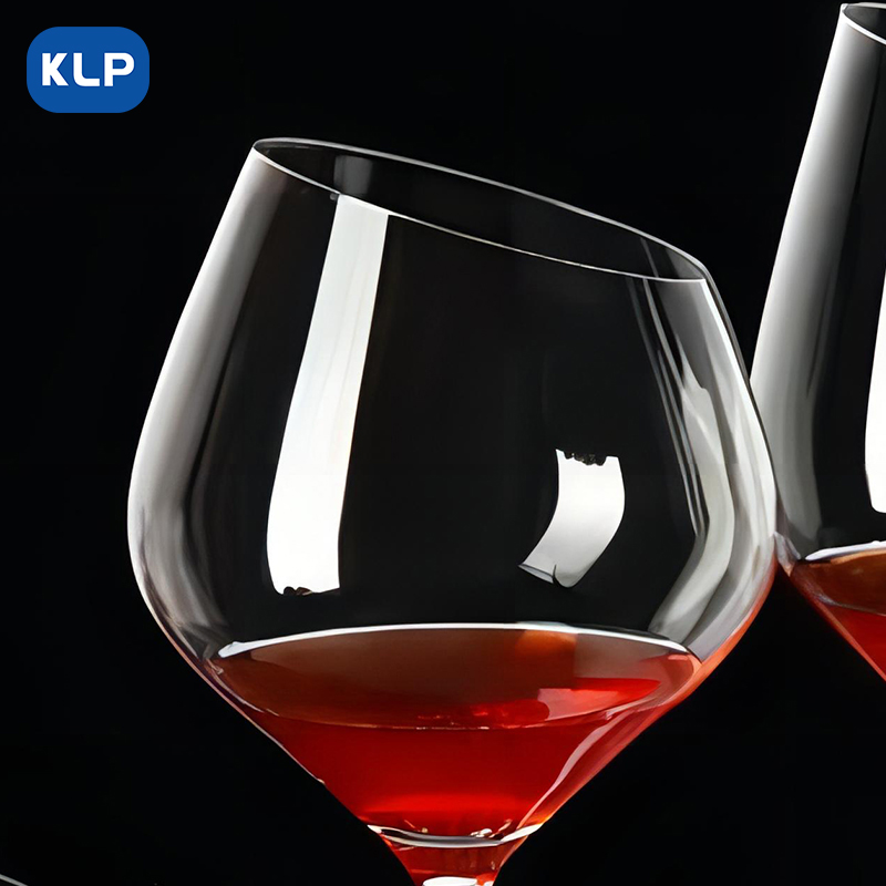 KLP4434 (2) Slanted Wine Glass-17OZ