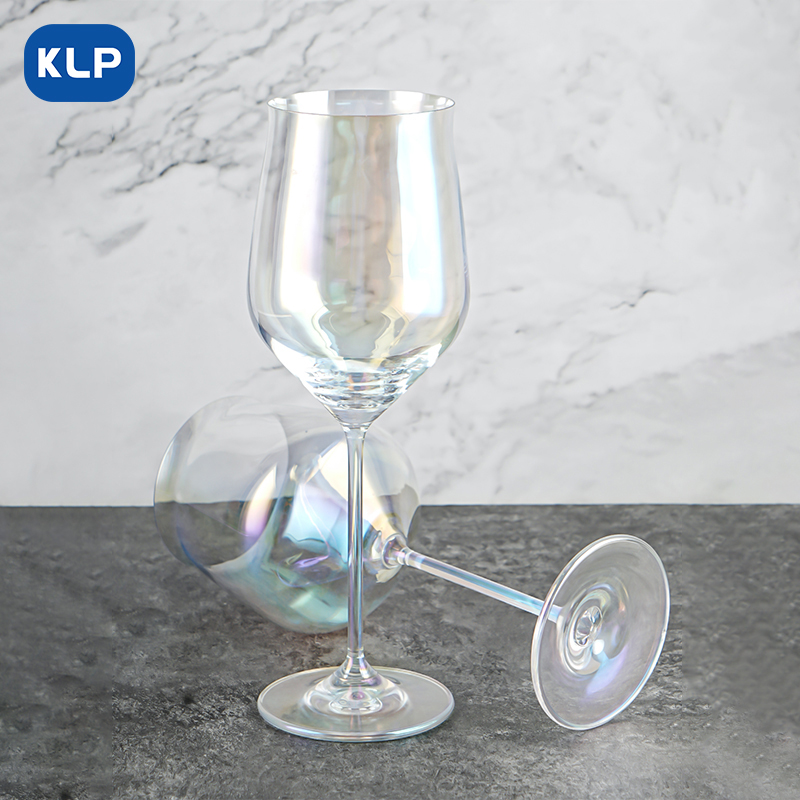 KLP4455 (3) Rainbow Luster Wine Glass-20oz