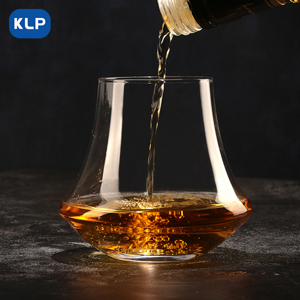 KLP4604 (2)Bourbon Whisky Crystal Glass Snifter-11OZ
