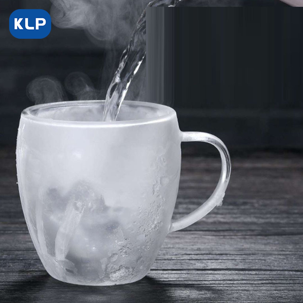 KLP823 (3) Double Walled Insulated Glasses Coffee Mug